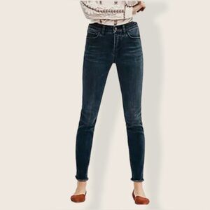 Anthropologie Pilcro and the Letterpress Script Skinny Jeans Medium Blue Size 29
